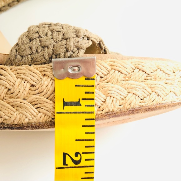 STUART WEITZMAN ALEX Green Crisscross Espadrille Wedges - Picture 13 of 15